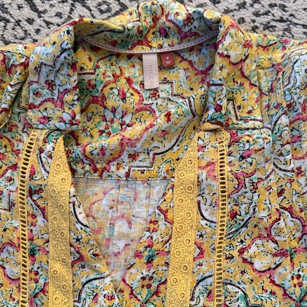 Pilcro Multicolor Patterned Blouse - image 2